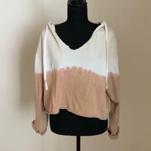 GAP Womens Ombre French Terry Hooded sweatshirt, M